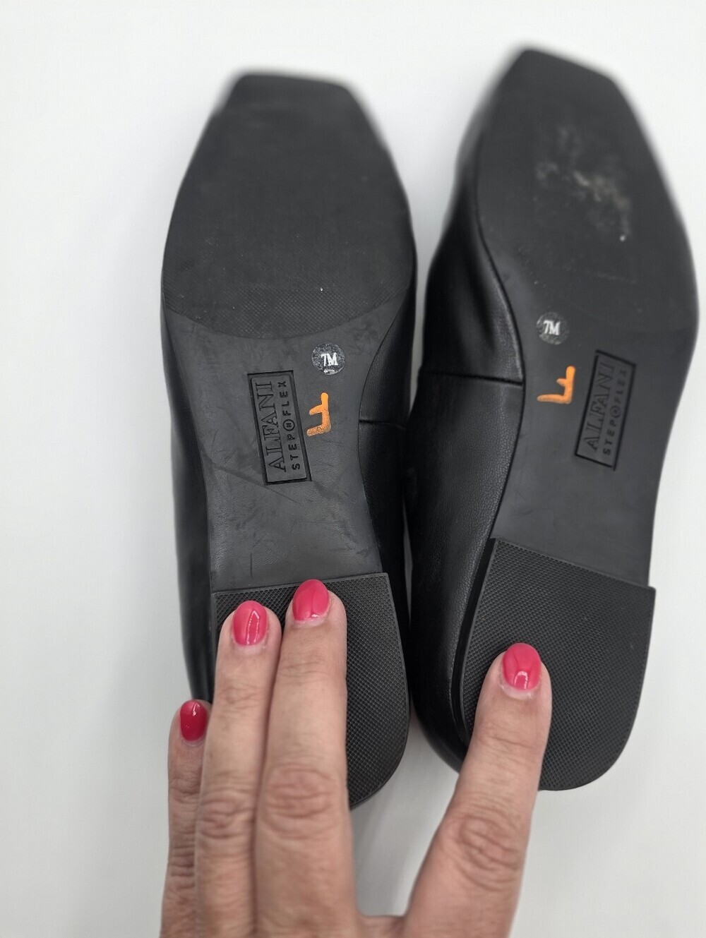 Alfani Step N' Flex Womens Neptoon Square Toe Flats Black Size 7 Ballet Flats - Picture 13 of 14